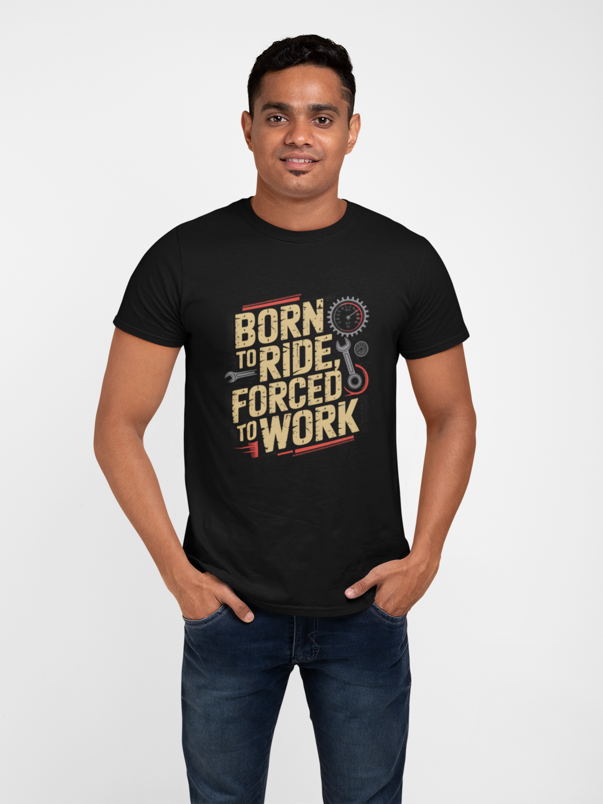 Born To Ride Men Classic Crew T-Shirt
