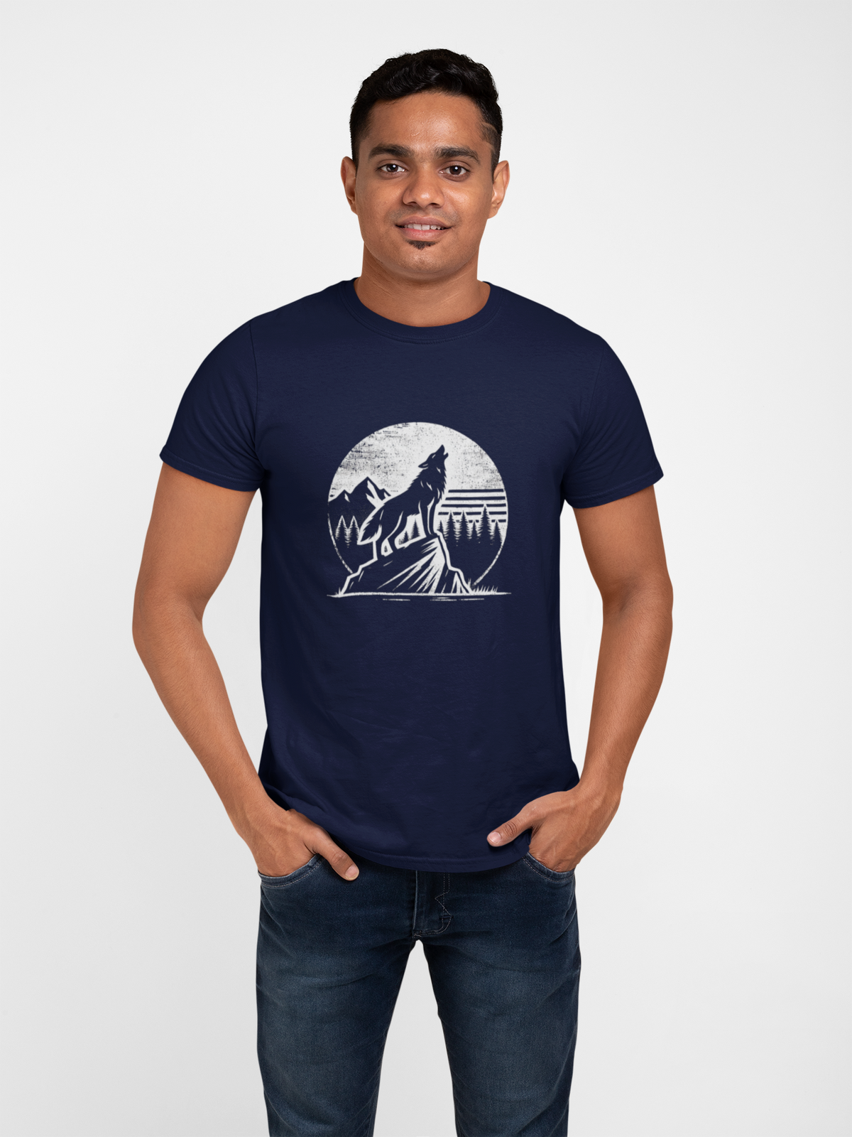 Wolf Men Classic Crew T-Shirt