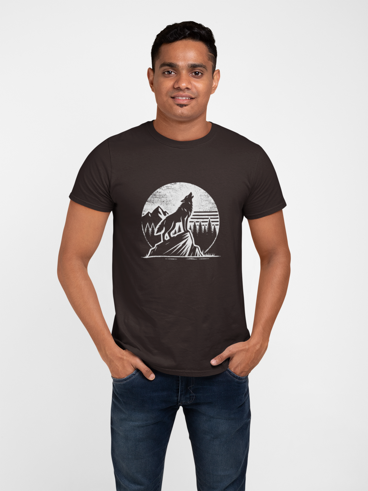 Wolf Men Classic Crew T-Shirt