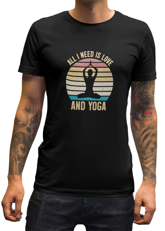 All I Need Is Love And Yoga Men Classic T-Shirt