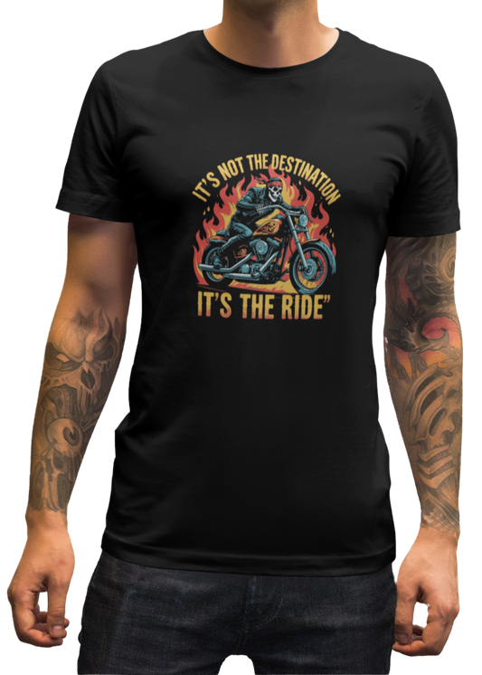 It's Not The Destination It's The Ride Men Classic Crew T-Shirt